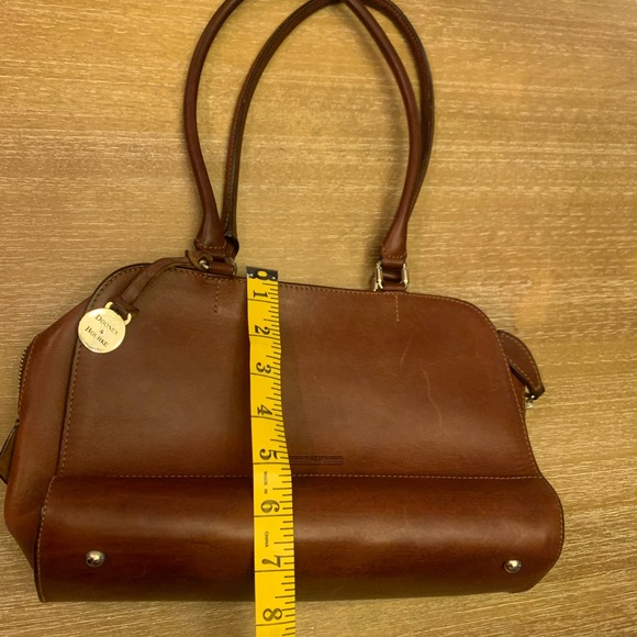 Preloved Dooney & Bourke Brown Leather Alto Collection Bag made in Italy - Picture 4 of 16